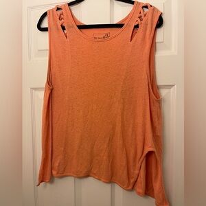 Free People Orange Tank Top